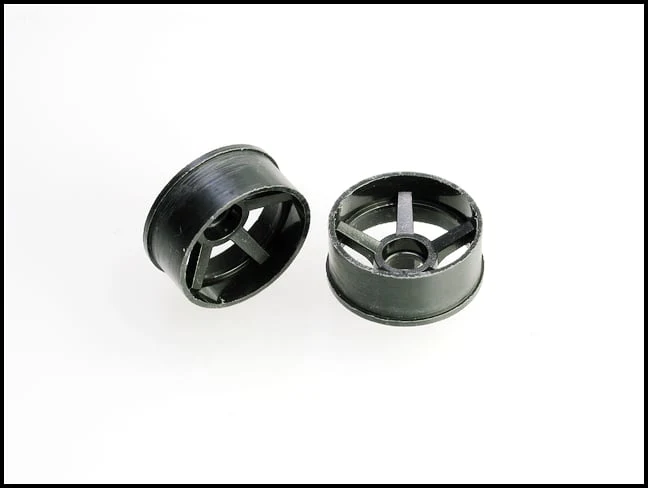 2WD Machine Cut - 5 Spoke Wheels BLACK - RWD Rims for Mini-Z (1-28) (8.5mm - 11mm - 14mm) [PN Racing] - Image 2