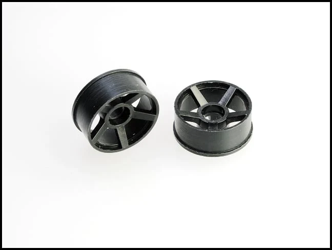 2WD Machine Cut - 5 Spoke Wheels BLACK - RWD Rims for Mini-Z (1-28) (8.5mm - 11mm - 14mm) [PN Racing] - Image 4