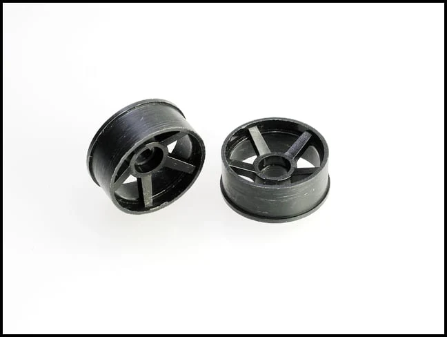 2WD Machine Cut - 5 Spoke Wheels BLACK - RWD Rims for Mini-Z (1-28) (8.5mm - 11mm - 14mm) [PN Racing] - Image 5