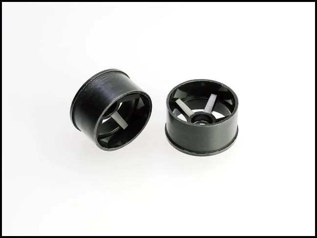 2WD Machine Cut - 5 Spoke Wheels BLACK - RWD Rims for Mini-Z (1-28) (8.5mm - 11mm - 14mm) [PN Racing] - Image 8