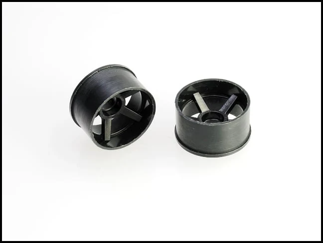 2WD Machine Cut - 5 Spoke Wheels BLACK - RWD Rims for Mini-Z (1-28) (8.5mm - 11mm - 14mm) [PN Racing] - Image 9