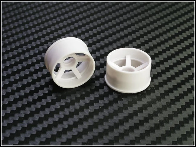 2WD Machine Cut - 5 Spoke Wheels WHITE - RWD Rims for Mini-Z (1-28) (8.5mm - 11mm - 14mm) [PN Racing] - Image 4