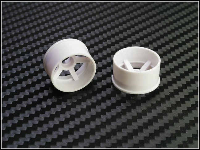 2WD Machine Cut - 5 Spoke Wheels WHITE - RWD Rims for Mini-Z (1-28) (8.5mm - 11mm - 14mm) [PN Racing] - Image 6