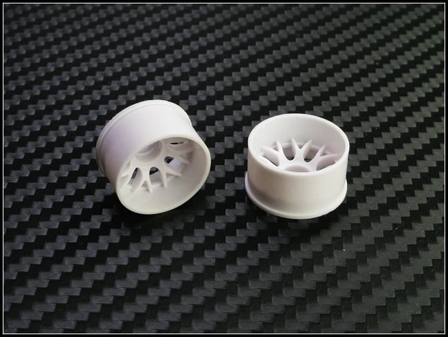 2WD Machine Cut - BBS Wheels WHITE - RWD Rims for Mini-Z (1-28) (8.5mm - 11mm - 14mm) [PN Racing] - Image 6