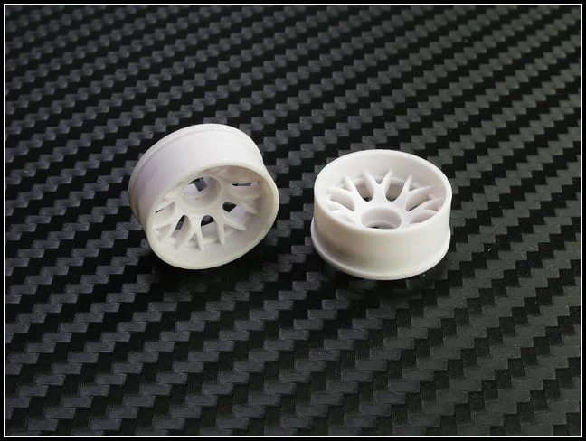 2WD Machine Cut - BBS Wheels WHITE - RWD Rims for Mini-Z (1-28) (8.5mm - 11mm - 14mm) [PN Racing] - Image 7