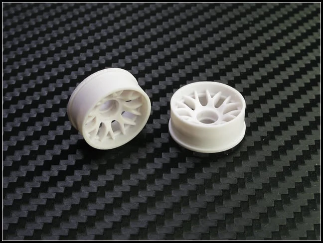 2WD Machine Cut - BBS Wheels WHITE - RWD Rims for Mini-Z (1-28) (8.5mm - 11mm - 14mm) [PN Racing] - Image 8