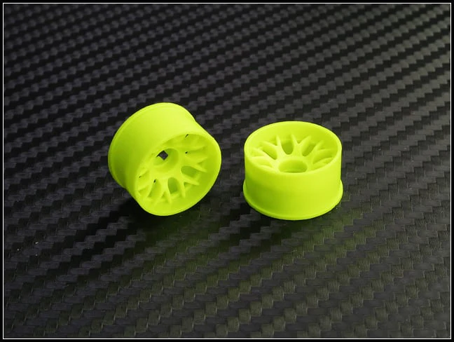 2WD Machine Cut - BBS Wheels YELLOW - RWD Rims for Mini-Z (1-28) (8.5mm - 11mm - 14mm) [PN Racing] - Image 11
