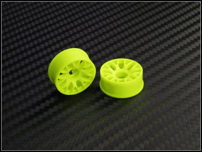 2WD Machine Cut - BBS Wheels YELLOW - RWD Rims for Mini-Z (1-28) (8.5mm - 11mm - 14mm) [PN Racing] - Image 12