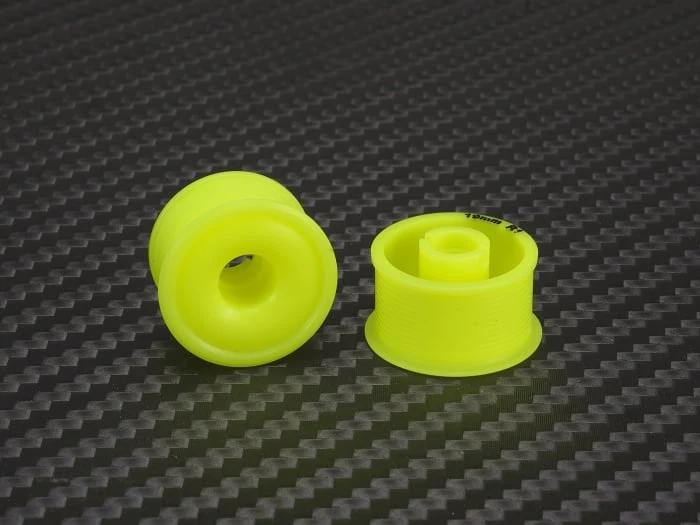 2WD Machine Cut DELRIN YELLOW Formula Wheels Flanged Rims for Mini-Z (1-28) [PN Racing] MR2089 - Image 9
