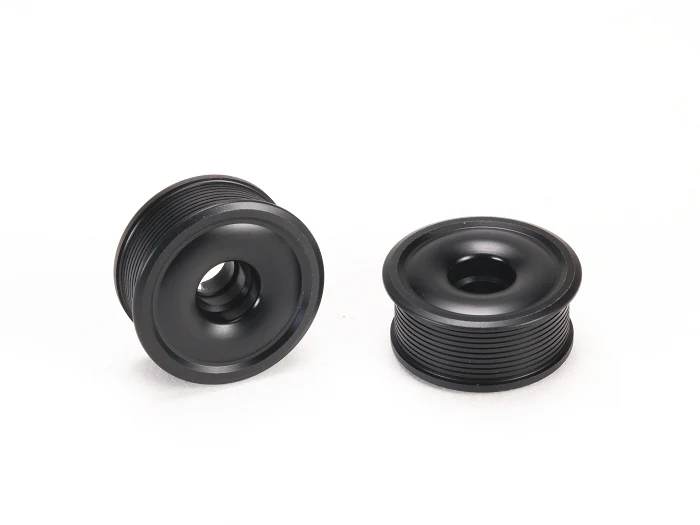 2WD Machine Cut NYLON BLACK Formula Wheels Flanged Rims for Mini-Z (1-28) [PN Racing] MR2188 - Image 2