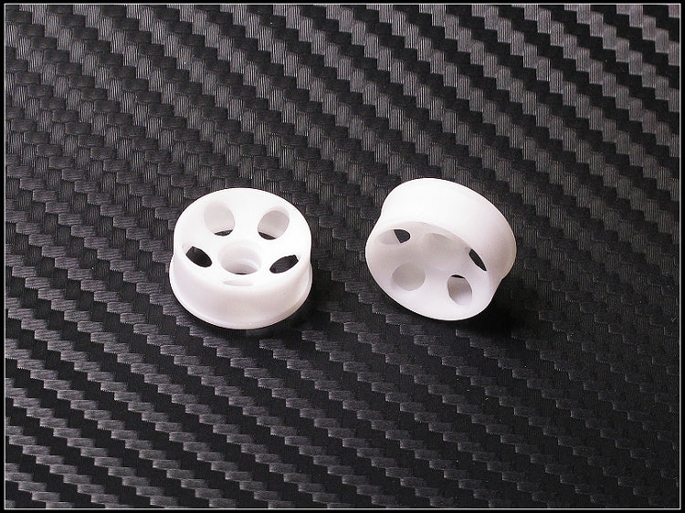 2WD Machine Cut WHITE - 5 Hole - RWD Rims for Mini-Z (1-28) (8.5mm / 11mm) [PN Racing] MR2082 - Image 2