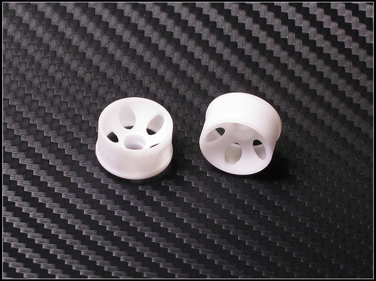 2WD Machine Cut WHITE - 5 Hole - RWD Rims for Mini-Z (1-28) (8.5mm / 11mm) [PN Racing] MR2082 - Image 3