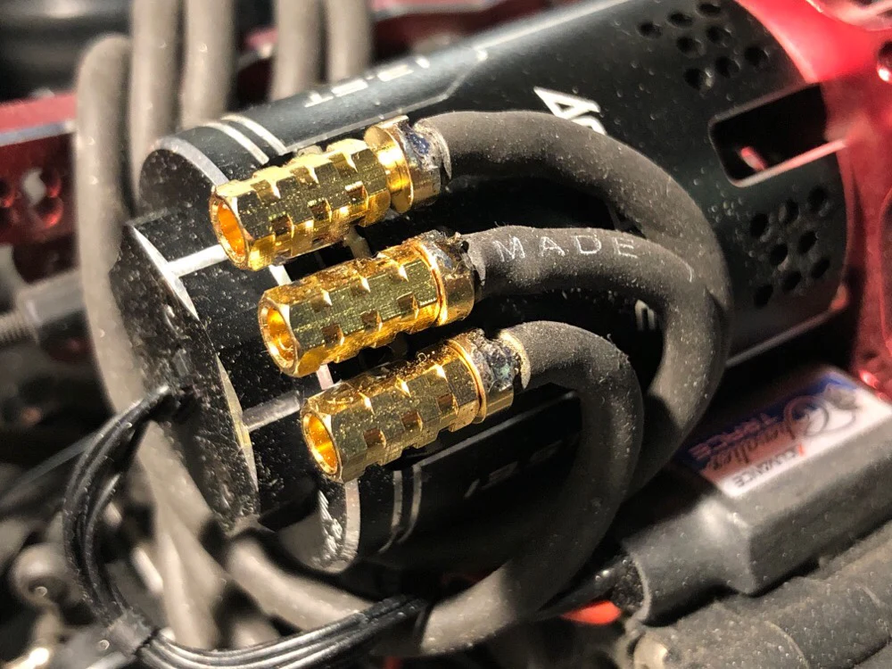3.5mm FEMALE Bullet Power Connectors OPEN (for MOTOR) [Acuvance] 60635 (OP-87513) - Image 3