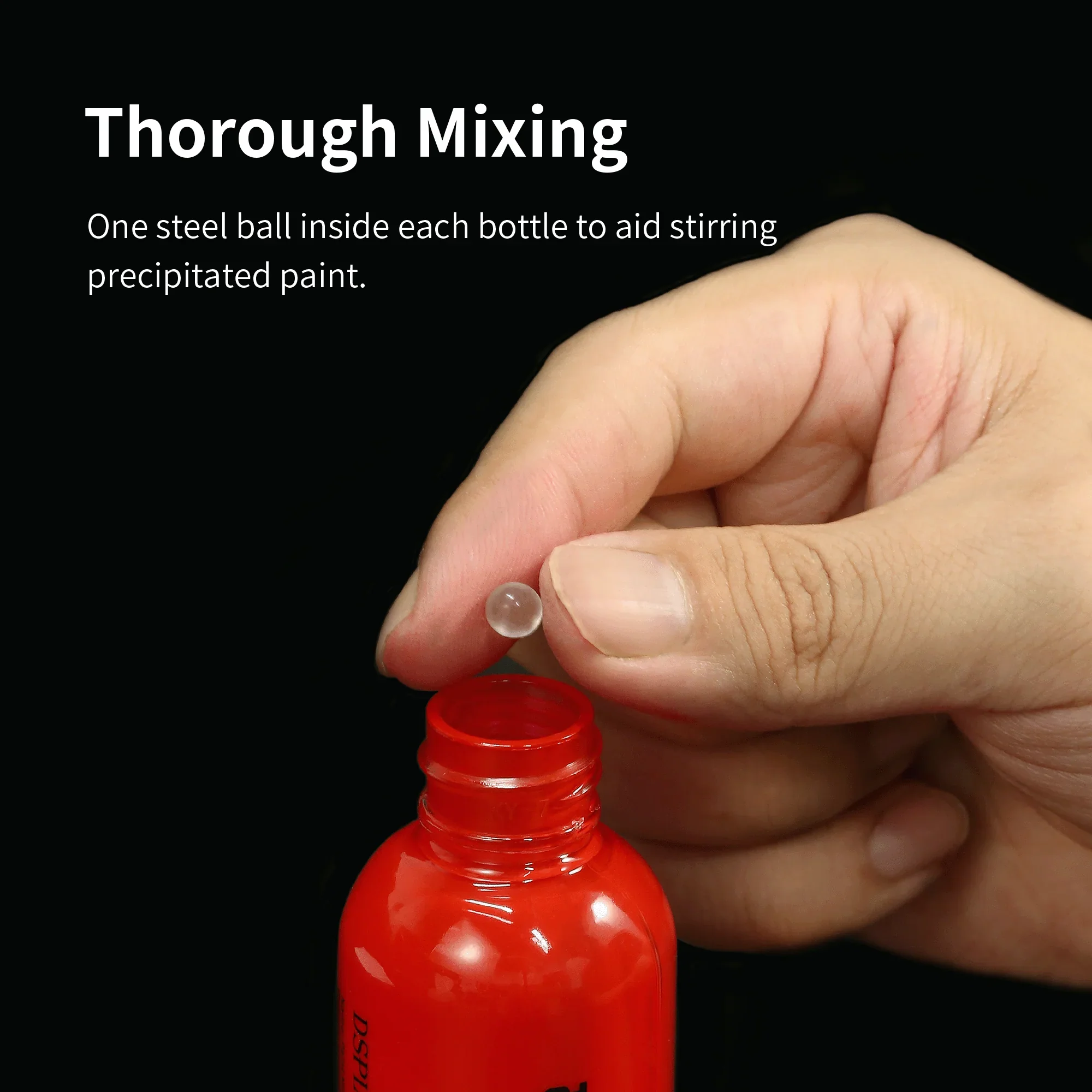 PET Paint Mixing Bottle - Airbrush 75ml [DSPIAE] MS-B75 - Image 4