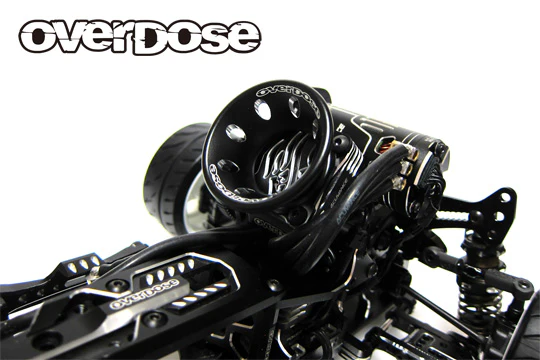 30mm Aluminum Air Funnel / Cooling Fan Shroud (Red, Purple, Black) [Overdose] - Image 3
