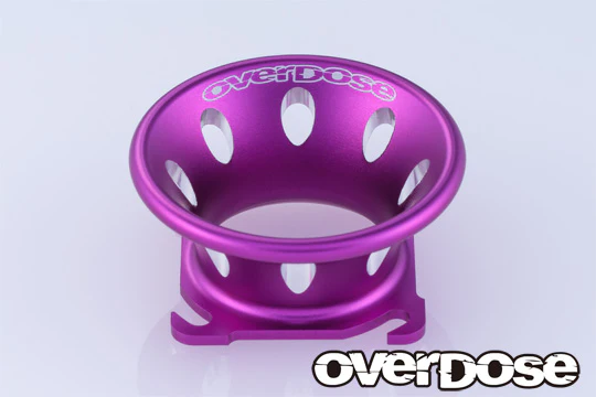 30mm Aluminum Air Funnel / Cooling Fan Shroud (Red, Purple, Black) [Overdose] - Image 5
