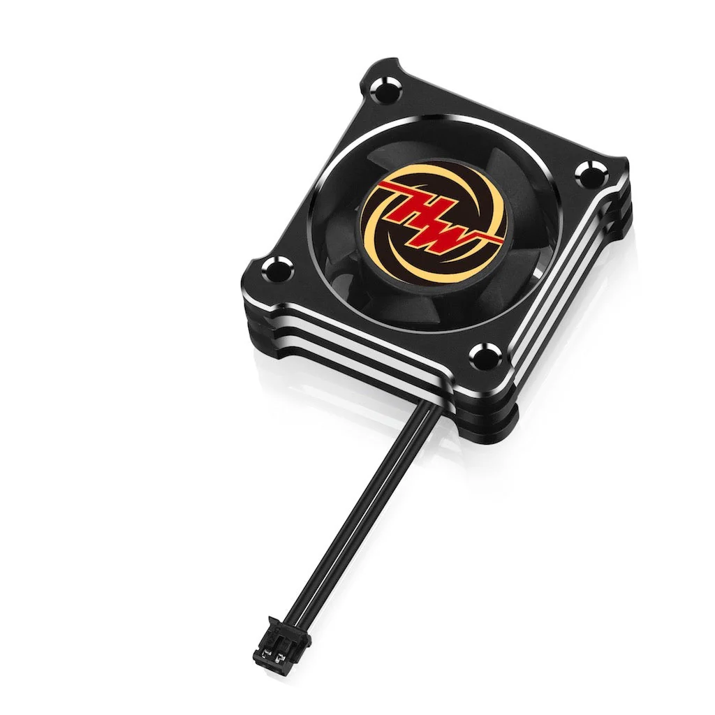 30mm Aluminum Cooling Fan (for XeRun XD10) RED PURPLE BLACK ZH Plug [Hobbywing] 308601046 38060105 30860104 - Image 3