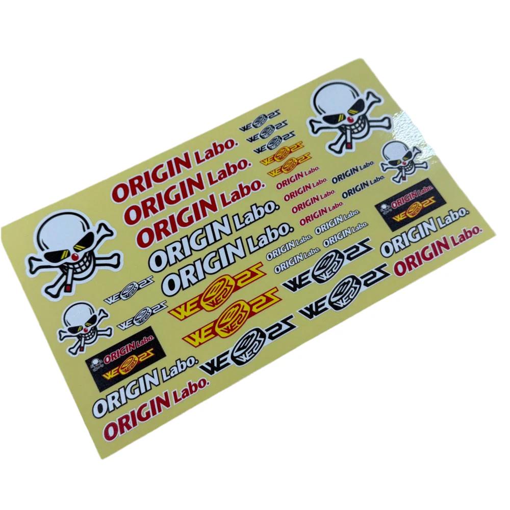 ORIGIN LABO License Decal Sheet (210mmx120mm) for 1-10 Drift Car Graphics Stickers Slaps [Pandora] VGP-ORIGIN