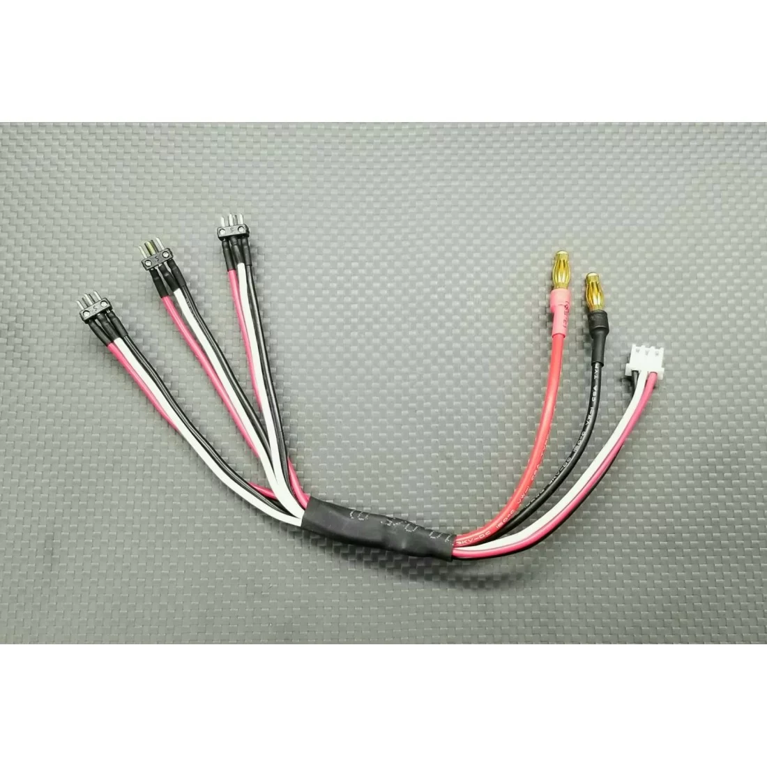 3x GL CONNECTOR Parallel charging cable (4mm Bullet and Balance) [GL Racing] PT0006