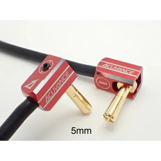 Battery Plug Grip Set / Power Connectors Bullets 4.0mm / 5.0mm - Red Purple Black [Acuvance] - Image 10