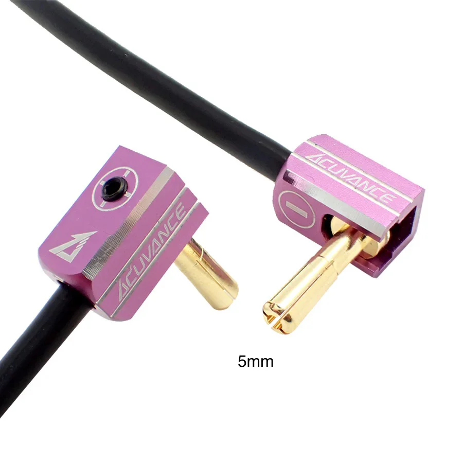 Battery Plug Grip Set / Power Connectors Bullets 4.0mm / 5.0mm - Red Purple Black [Acuvance] - Image 11