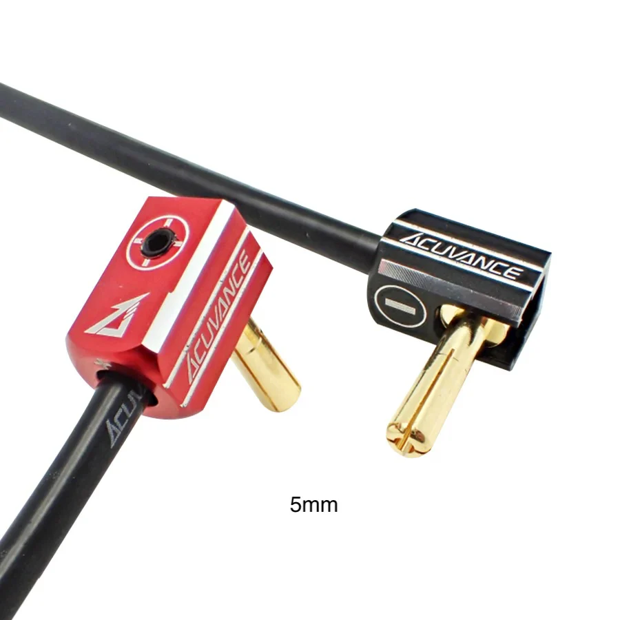 Battery Plug Grip Set / Power Connectors Bullets 4.0mm / 5.0mm - Red Purple Black [Acuvance] - Image 12