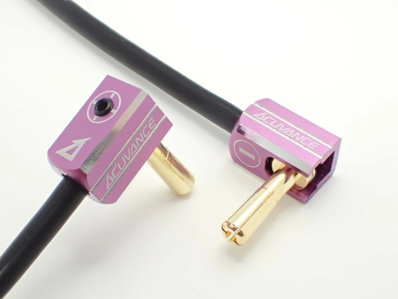 Battery Plug Grip Set / Power Connectors Bullets 4.0mm / 5.0mm - Red Purple Black [Acuvance] - Image 3