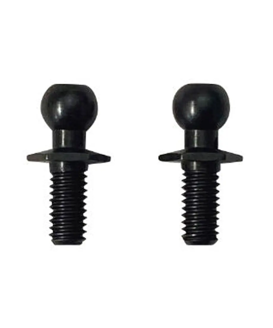 4.3mm - SS - BALL STUD (HEX PILLOW BALL) HARD STEEL [TOPLINE] TP-366