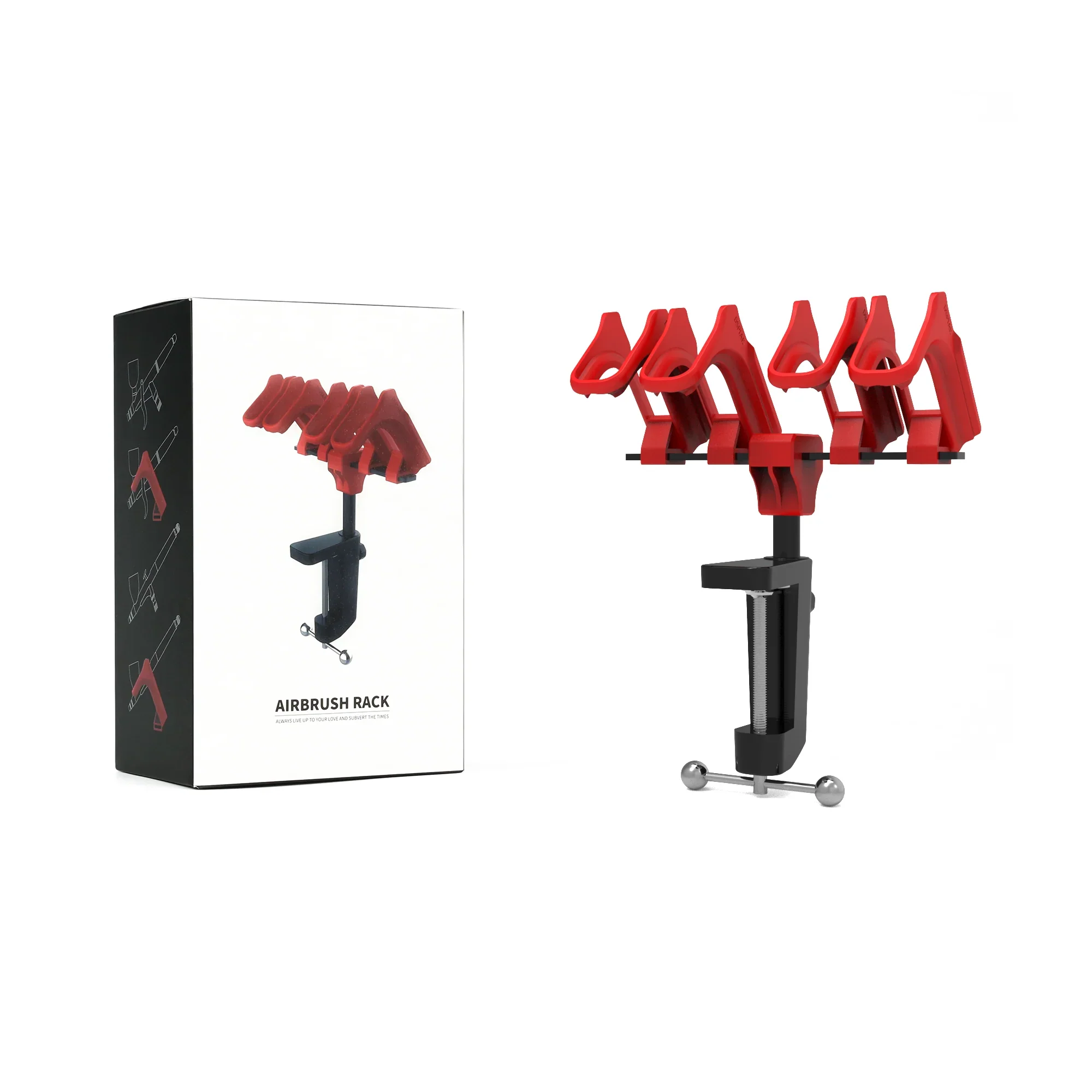 4-Slot Airbrush Rack with Clamp Stand [DSPIAE] PT-AR