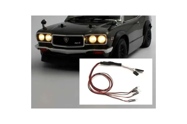 400mm (5mm x 4 Bulbs) Fazer Light Kit Set (Halogen Vintage / Red) [Kyosho] 97054-4HR - Image 2