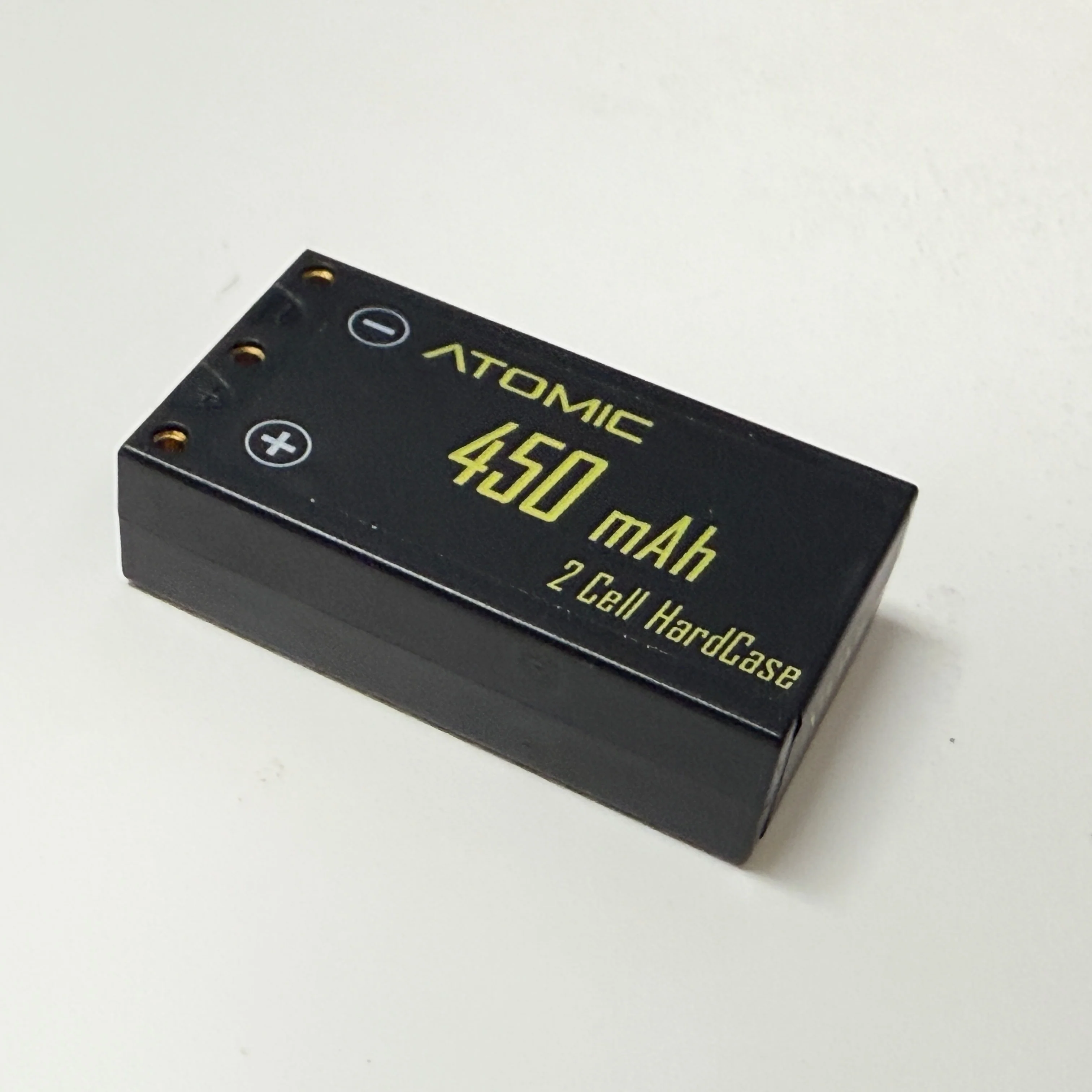 450MAH 2S HARDCASE BATTERY PACK for 1-28 LIPO [Atomic Racing] AMZ020-450HC
