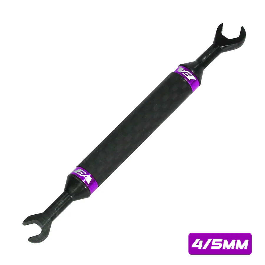 4mm - 5mm Turnbuckle Wrench Tool (Purple - Black) [Eagle Racing] 3723U-G45-PU