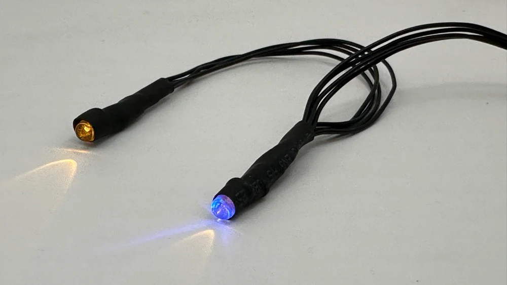 5mm Dual BACKFIRE Bi-Color LED (ORANGE/PURPLE) for ATTACK LIGHT KIT [Scale Reflex] SR700419 - Image 3