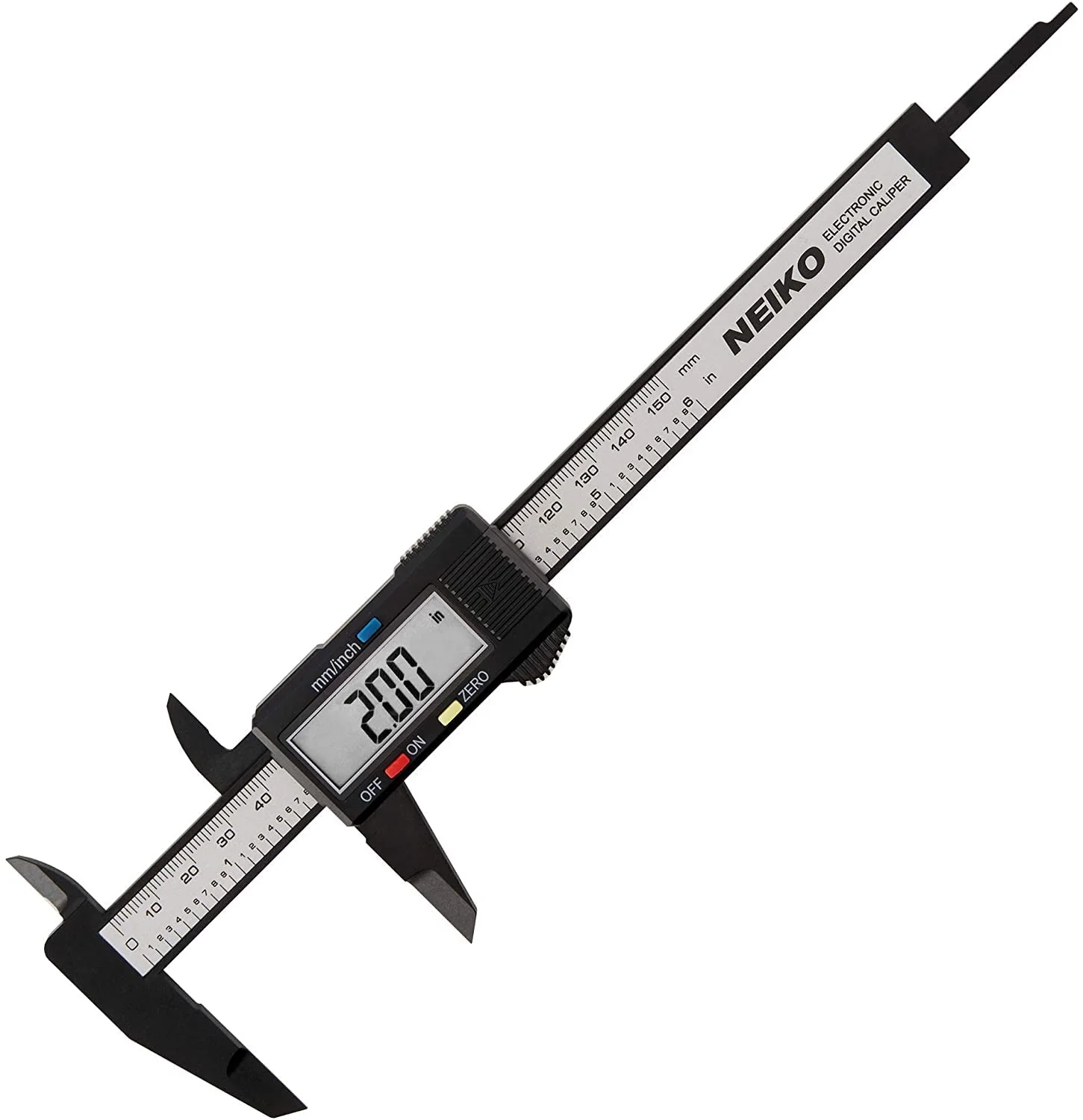 6” Digital Caliper | Electronic Measuring Tool | Range of 0-6”or 0-150mm (MM and INCH) [NEIKO] 01417A - Image 4