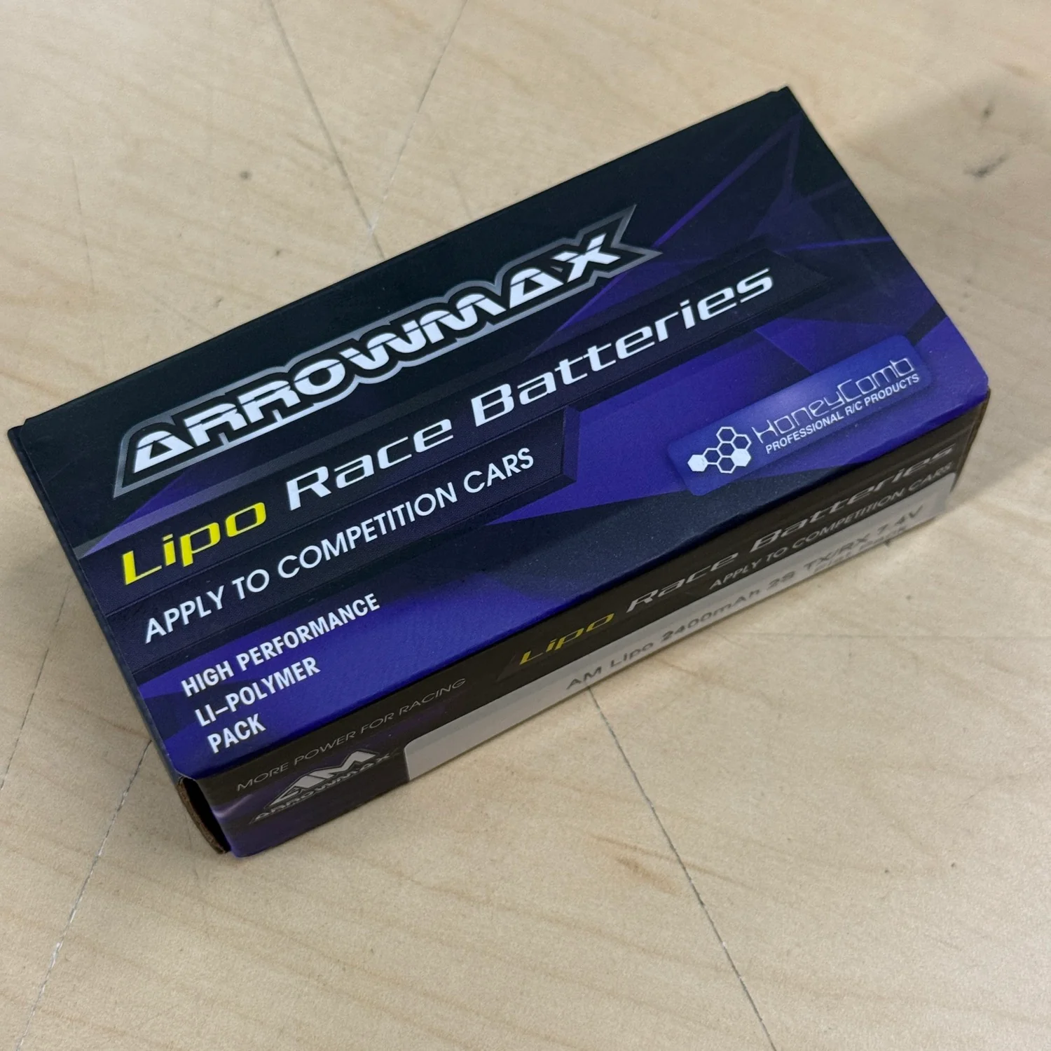 7.4V 2400mAh 2S LiPo Flat Receiver Battery with JR/FUT Plug Transmitter TX Pack[Arrowmax] AM-700912 - Image 2