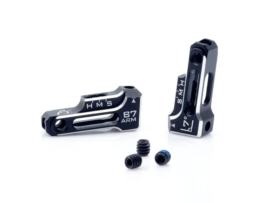 7° Backsweep Aluminum Front Lower Arms For DA4/DA3 DriftArt4 [Drift Art] 98308 - Image 2