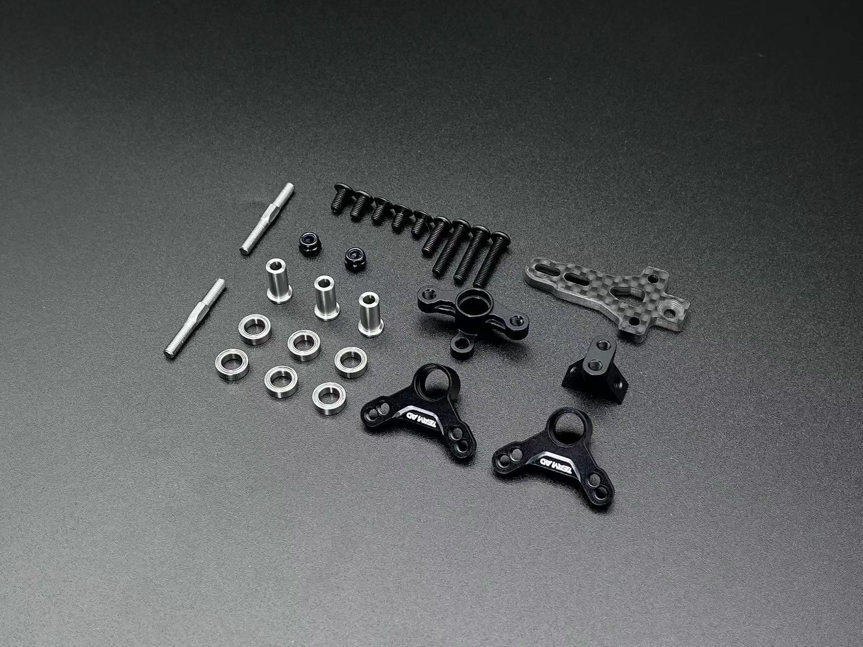 AD-XF Front Gearbox - Bulk Head (for AD X-Series) RDX YD2 RD1 RD2 - BLACK RED PURPLE [Team AD] AD-XF - Image 12
