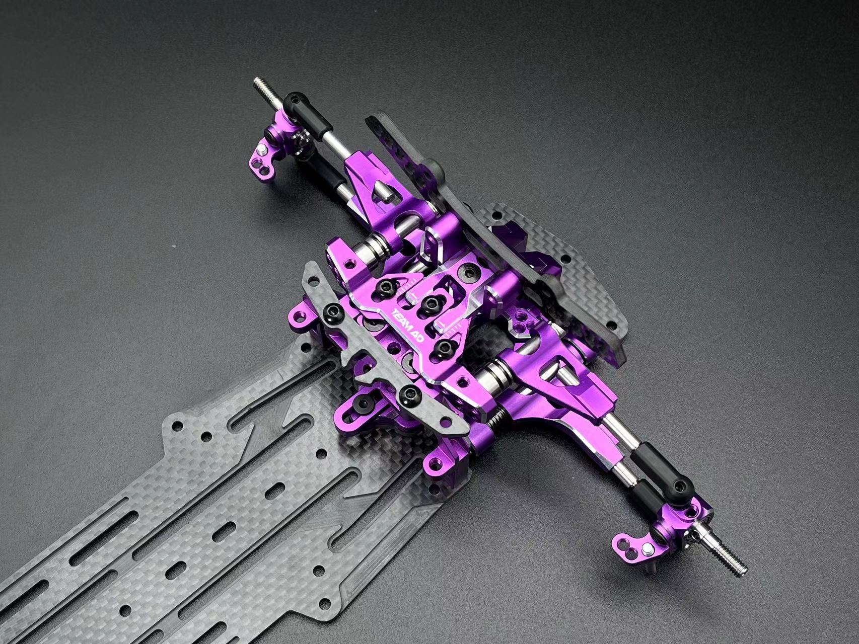 AD-XF Front Gearbox - Bulk Head (for AD X-Series) RDX YD2 RD1 RD2 - BLACK RED PURPLE [Team AD] AD-XF - Image 5