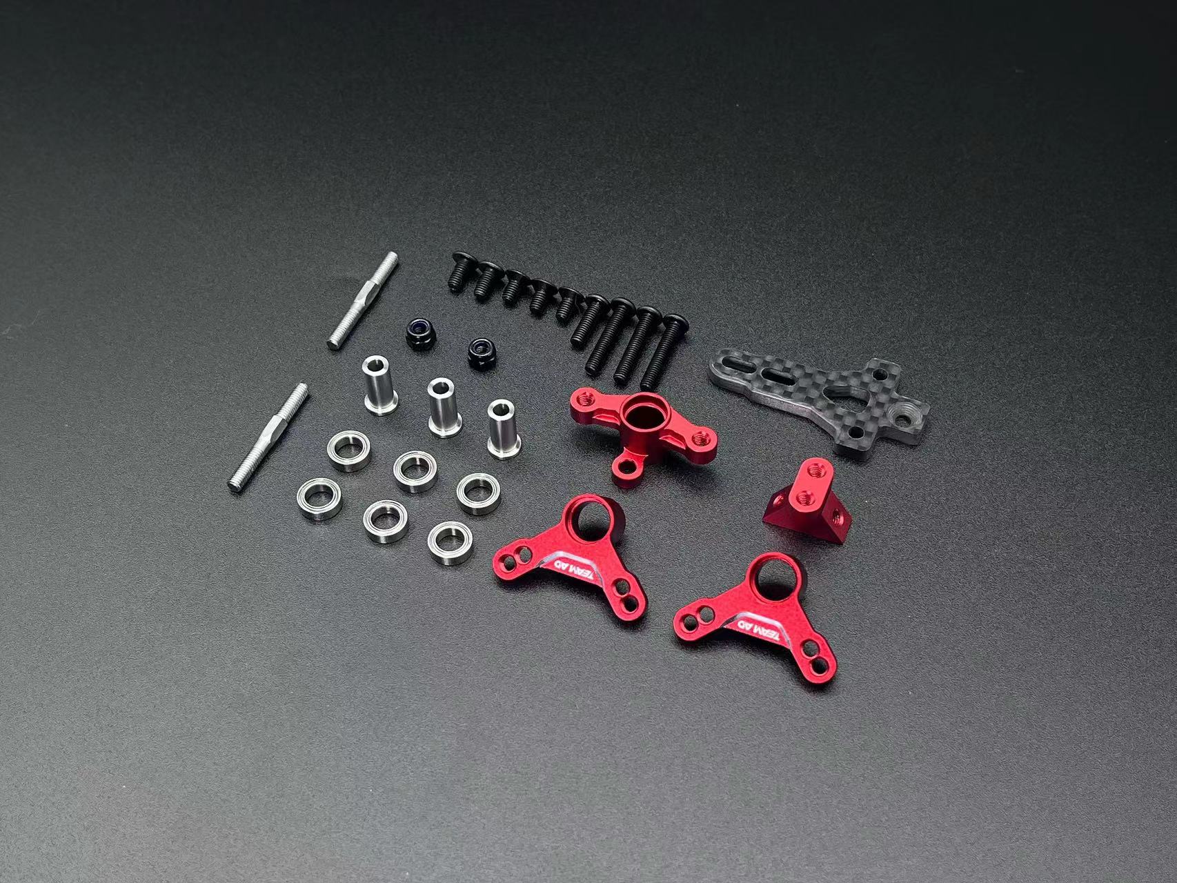 AD-XF Front Gearbox - Bulk Head (for AD X-Series) RDX YD2 RD1 RD2 - BLACK RED PURPLE [Team AD] AD-XF - Image 9
