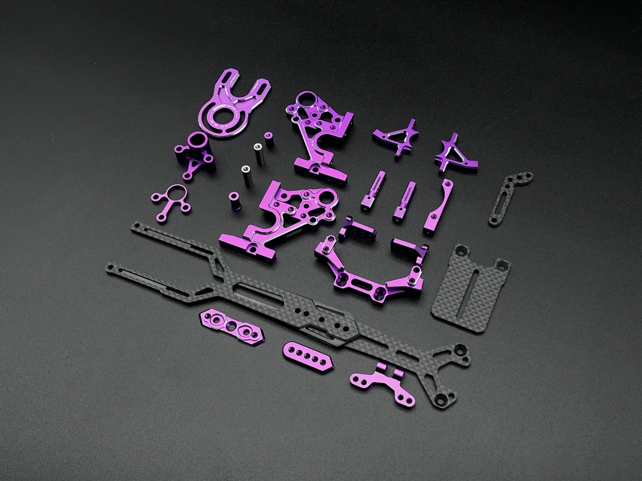 AD-XR Transmission w/ Upper Deck For Yokomo RD2.0 / YD2 Series GEAR BOX - RED PURPLE BLACK [Team AD] AD-9015 - Image 5