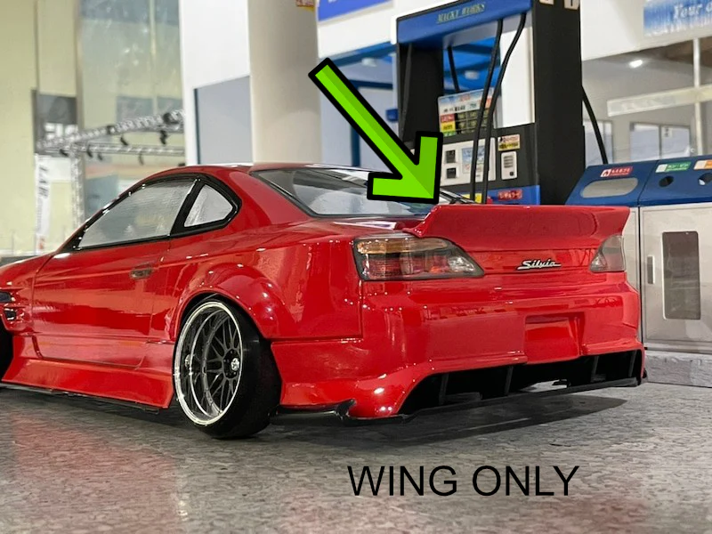 Addiction S15 SILVIA DUCKTAIL WING (HB5) [Addiction RC] AD-HB5-2 - Image 2