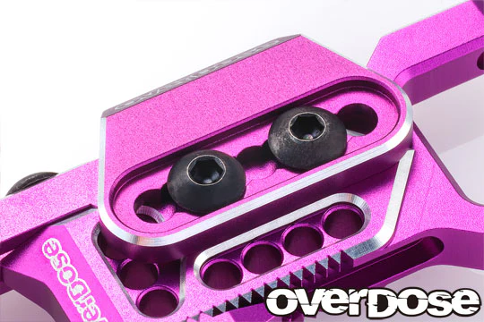 Adjustable Aluminum Rear Suspension Arm Type-3 (For OD ) (RED PURPLE BLACK)  [Overdose] OD2855 OD2856 OD2857 - Image 3