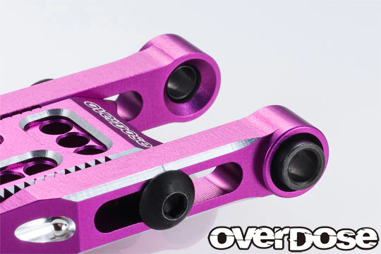 Adjustable Aluminum Rear Suspension Arm Type-3 (For OD ) (RED PURPLE BLACK)  [Overdose] OD2855 OD2856 OD2857 - Image 4