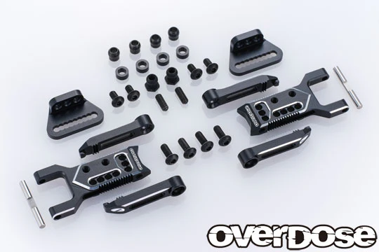 Adjustable Aluminum Rear Suspension Arm Type-3 (For OD ) (RED PURPLE BLACK)  [Overdose] OD2855 OD2856 OD2857 - Image 5