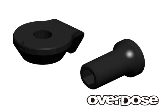 Adjuster Nut &amp; Knuckle Stopper (Spare part) RED PURPLE BLACK [Overdose] OD3567 OD3566 OD3565 - Image 4