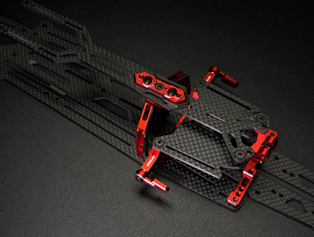ADR STIFFENER - BLACK RED PURPLE [Team AD] AD-9039R AD-9039B AD-9039P - Image 6