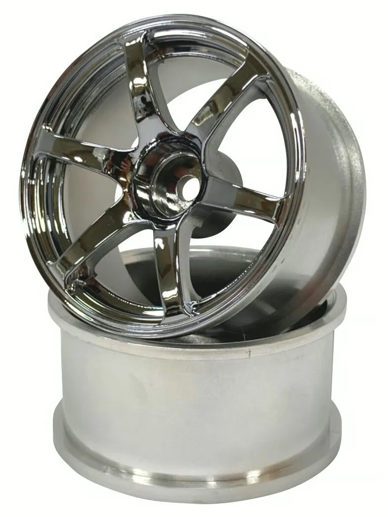 Advan AVS T6 Wheels (CHROME) 1-10 Rims 5mm - 7mm [Mikuni] DW-1325CS DW-1327CS