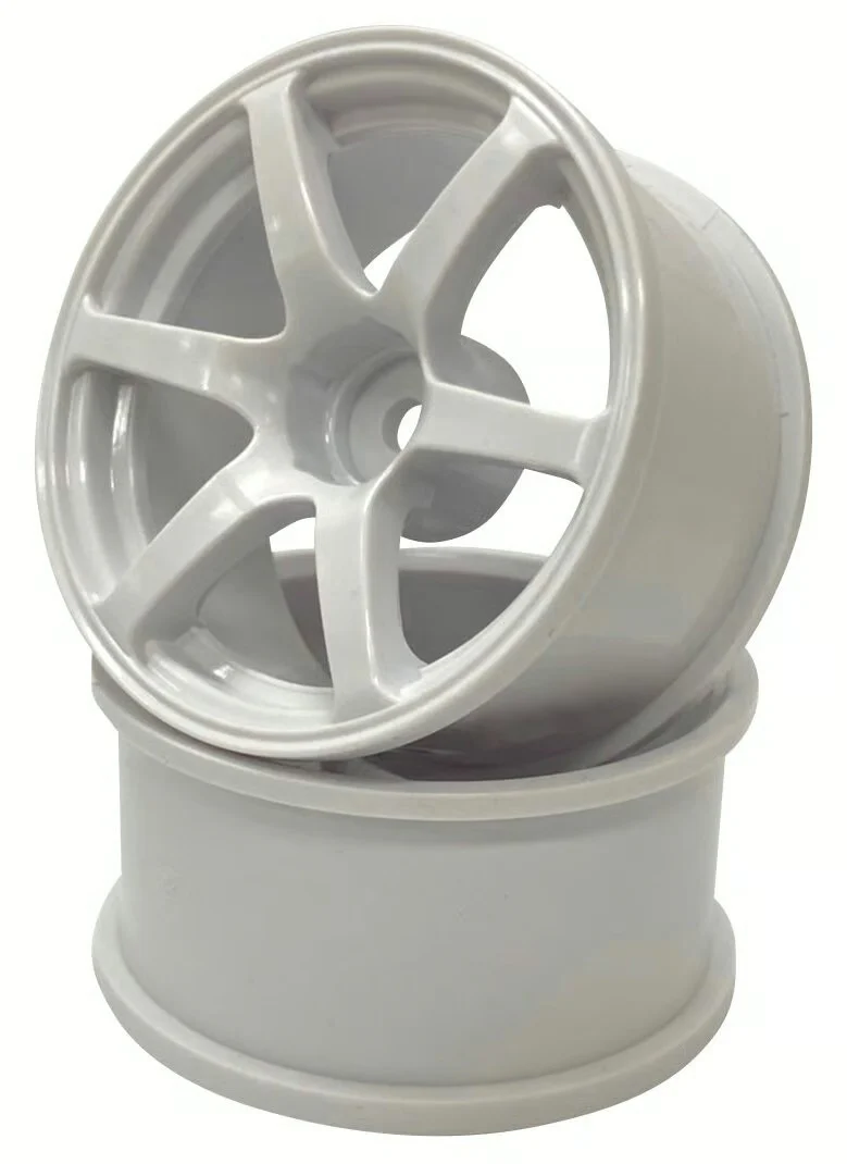 Advan AVS T6  Wheels (WHITE) 1-10 Rims 5mm - 7mm [Mikuni] DW-1325WH DW-1327WH
