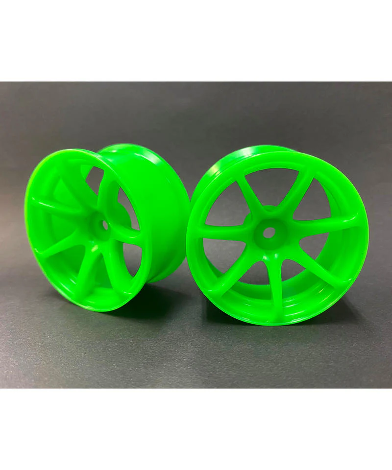 Advan AVS T7 HIGH TRACTION  Wheels (GREEN) Rims 5mm - 8mm [Topline RC] IW-2208G IW-2205G - Image 2