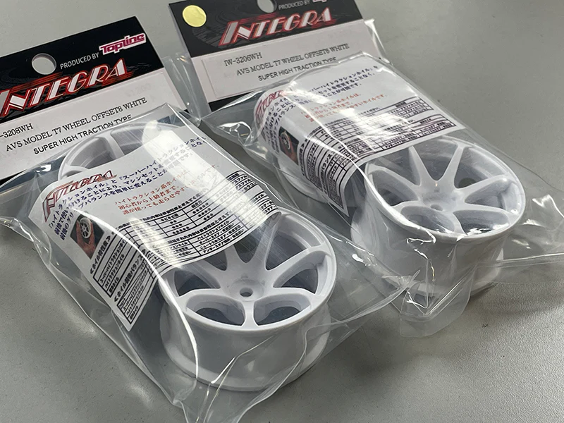 Advan AVS T7 SUPER HIGH TRACTION  Wheels (WHITE) Rims 5mm - 6mm - 8mm - 9mm [Topline RC] IW-3206WH IW-3208WH IW-3205WH IW-3209WH - Image 3